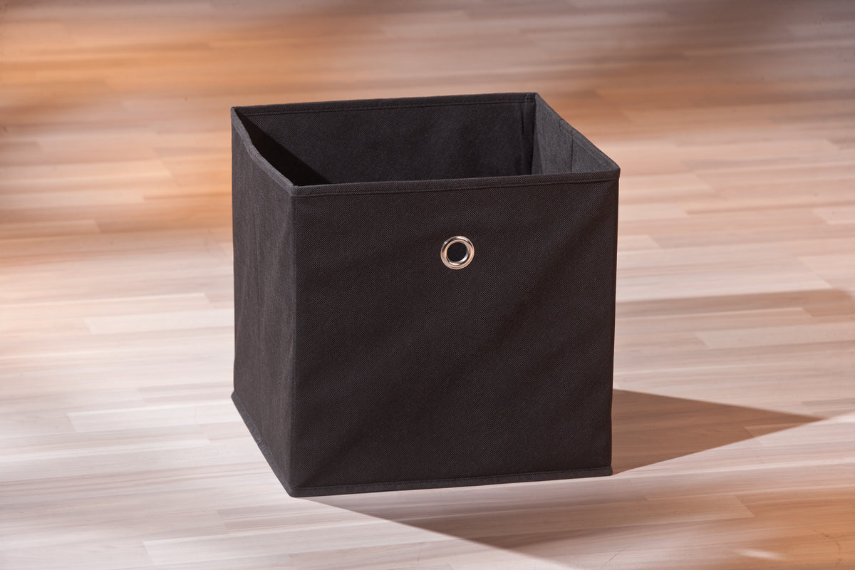 Cestino Cubo Nero, 32x32x31 cm