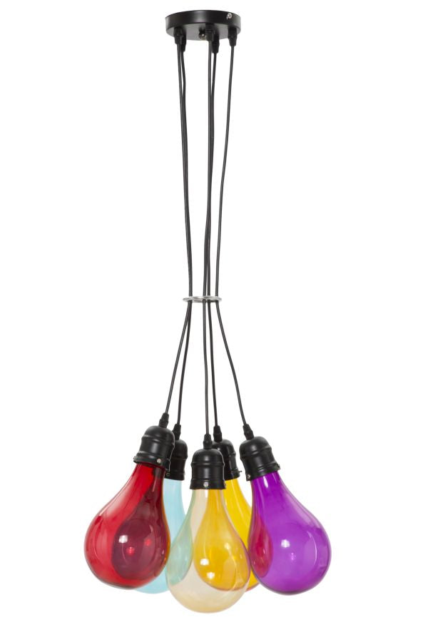 Lampadario Oklahoma 5 Luci, Ø40x135 cm