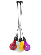 Lampadario a sospensione in vetro, Ø40x135 cm – Oklahoma Luci