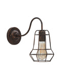 Applique da parete in metallo nero, 33x15x27,5 cm – Lampada Industry