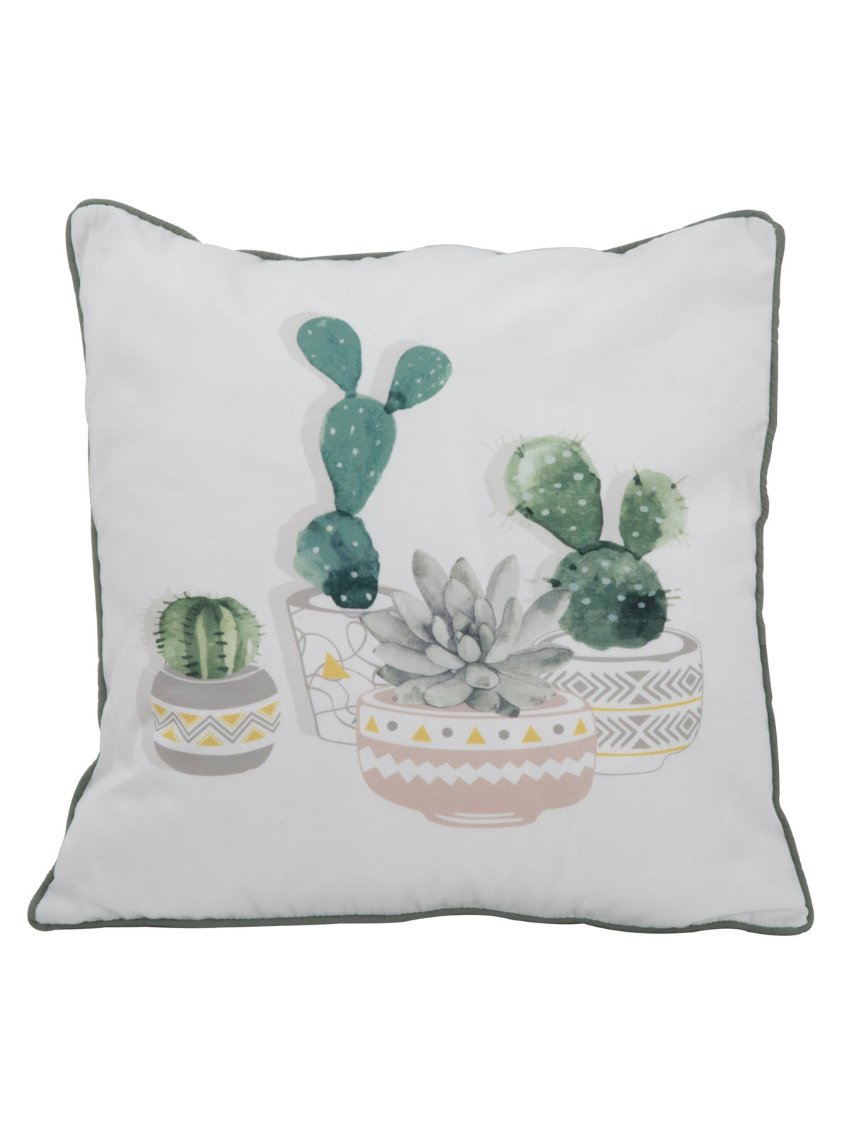 Cuscino decorativo in tessuto, 45x45 cm – Cactus A
