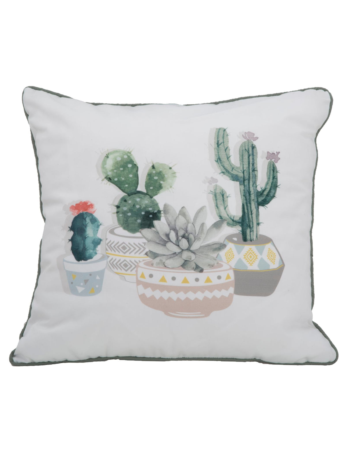 Cuscino decorativo in tessuto, 45x45 cm – Cactus B