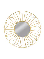 Specchio da parete in metallo, Ø107x10 cm – Glam Ozih