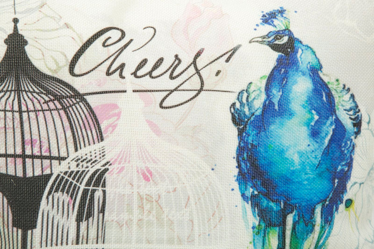 Fodera Cuscino Bird C, 40x40 cm