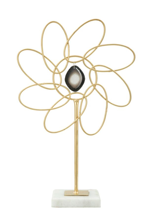 Decorazione Glam Daisy, 24x10x37,5 cm