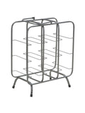 Portabottiglie in metallo nero, 40x23x47,5 cm – Rack Quadrato