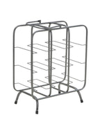 Portabottiglie in metallo nero, 40x23x47,5 cm – Rack Quadrato