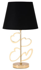 Lampada da tavolo Glam Harts, Ø30x54,5 cm