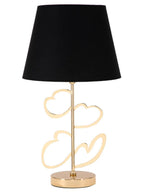 Lampada da tavolo in metallo nero, Ø30x54,5 cm – Glam Harts