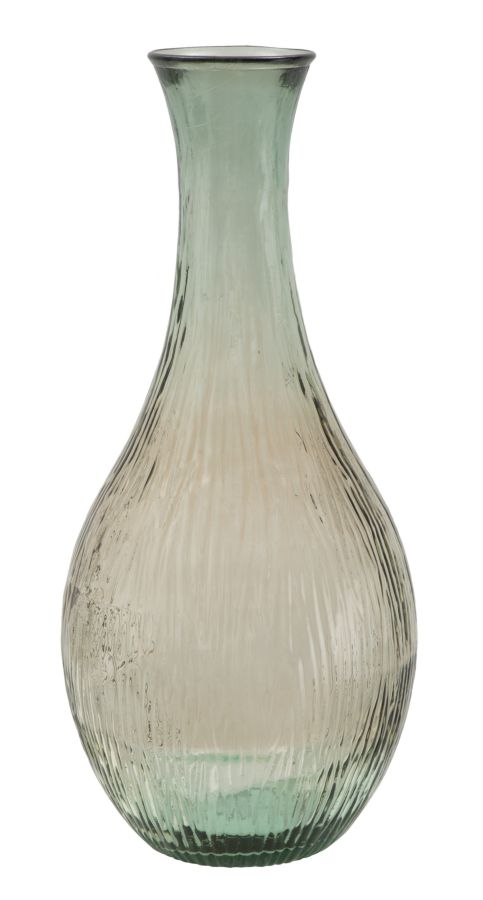Vaso vetro Riciclato Slim Lighty, Ø34x75 cm