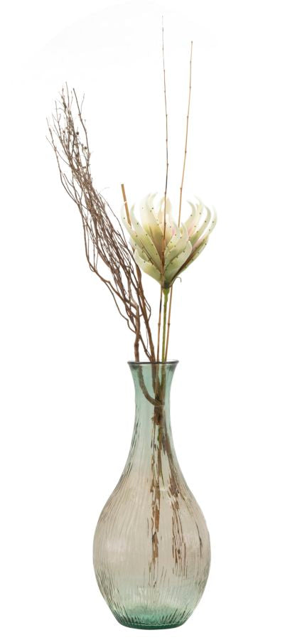 Vaso vetro Riciclato Slim Lighty, Ø34x75 cm