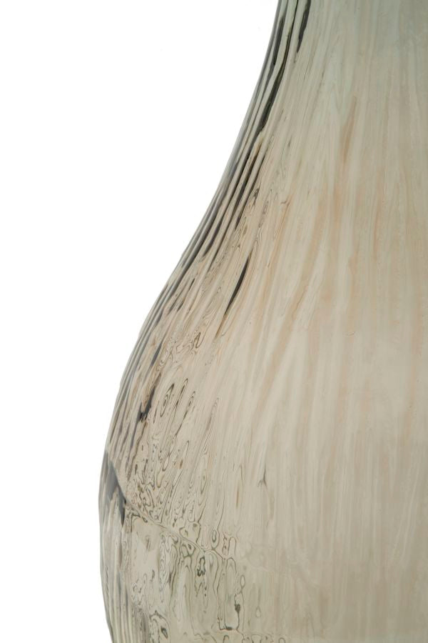 Vaso vetro Riciclato Slim Lighty, Ø34x75 cm