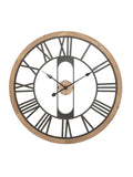 Orologio da parete in metallo oro, Ø70x5 cm – Industry