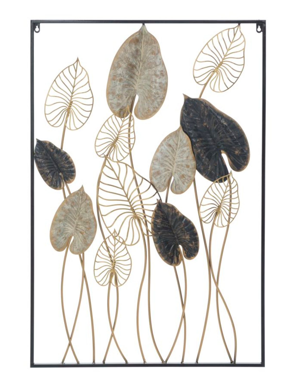 Pannello decorativo da parete in ferro multicolore, 66x4,5x100 cm – Centruy