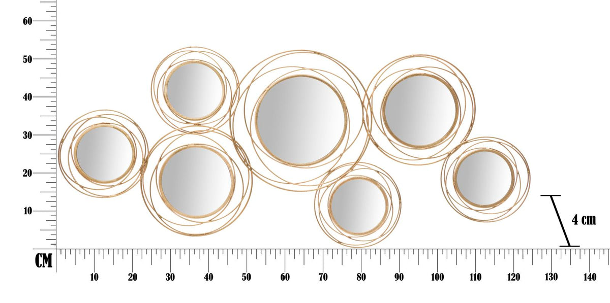 Pannello Specchio Gold Round - foto 7