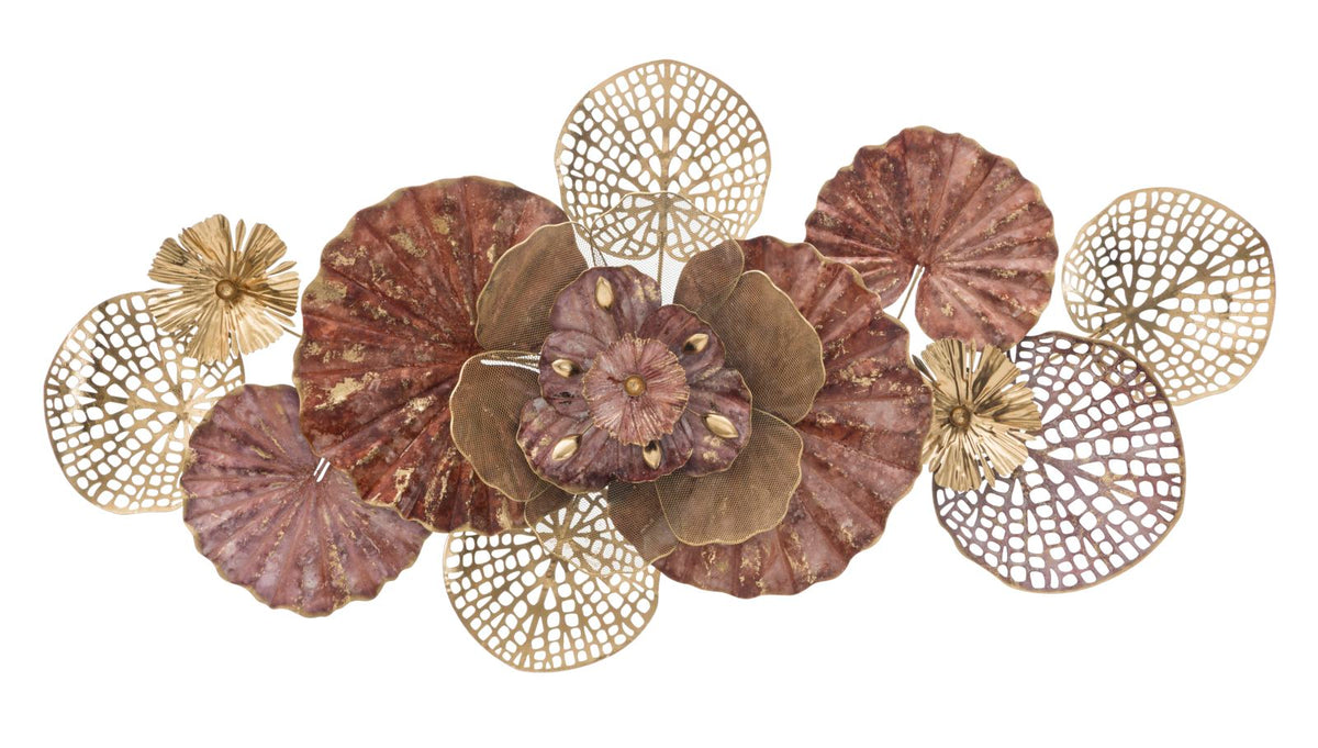 Pannello in ferro Flowery, 118x10x58 cm