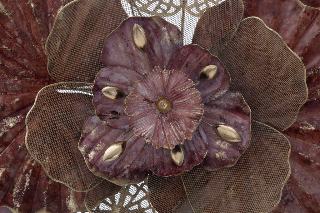 Pannello in ferro Flowery, 118x10x58 cm
