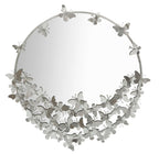 Specchio Farfalle Round Silver - foto 1