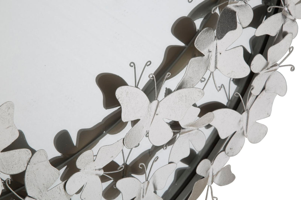 Specchio Farfalle Round Silver - foto 2