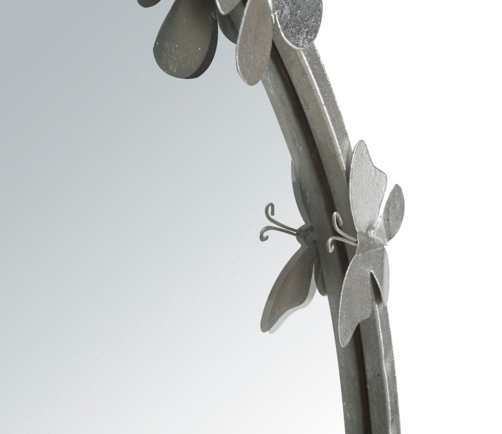Specchio Farfalle Round Silver - foto 5