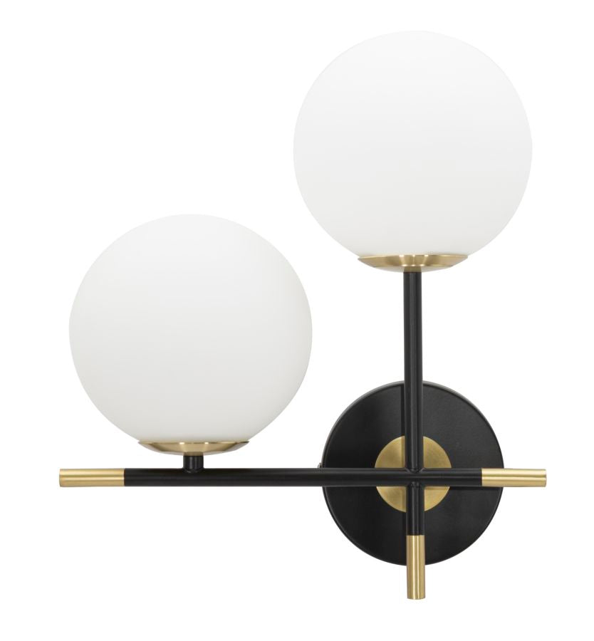 Lampada da muro Darky Double, 30x17x35 cm