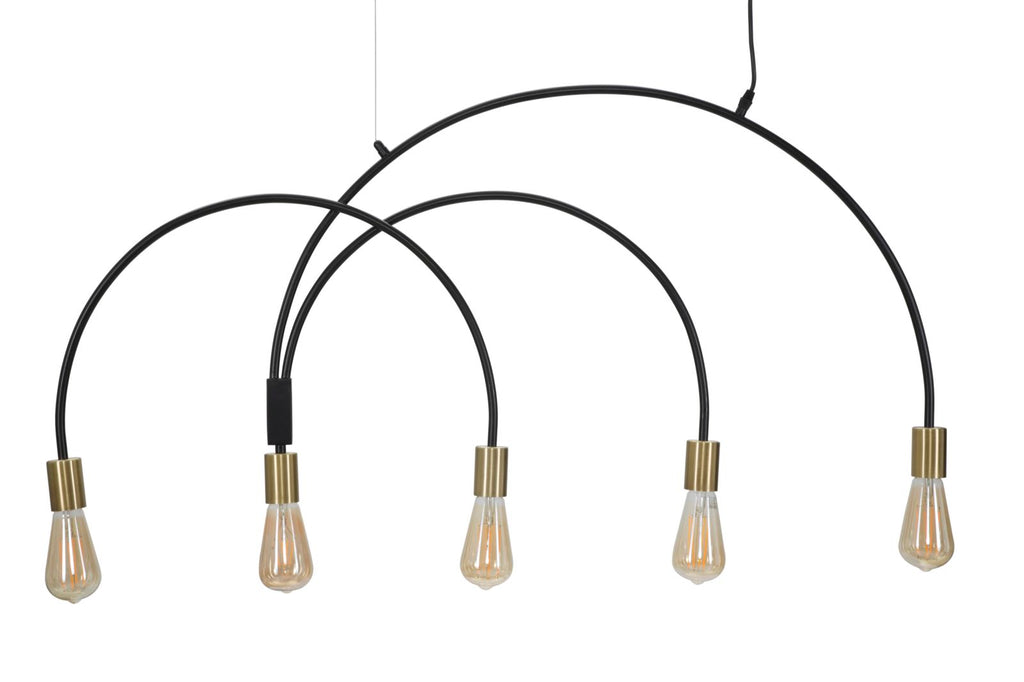 Lampadario Darky M, 104x5x50 cm