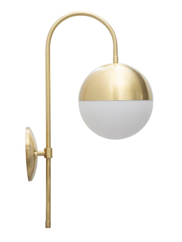 Applique da parete in metallo oro, 19x31x51 cm – Lampada Glamy Street