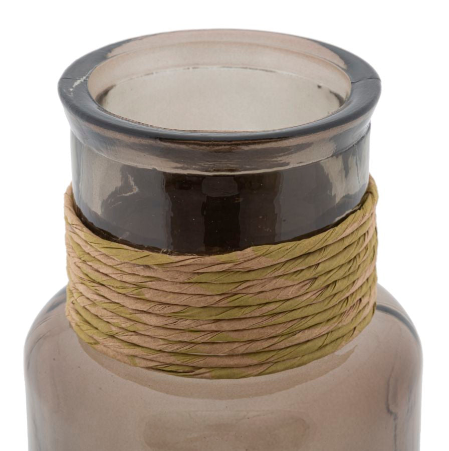 Vaso Rope Noa vetro Riciclato, Ø15x45 cm