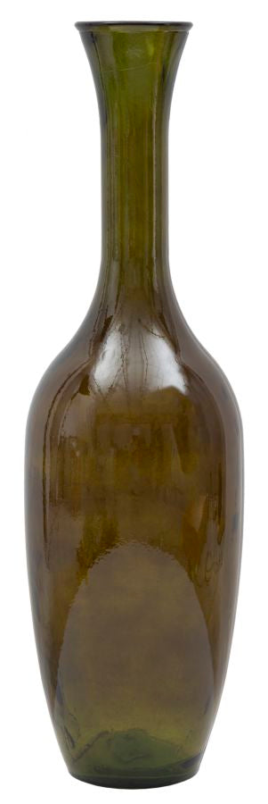 Vaso Jarron vetro Riciclato Green, Ø30x100 cm