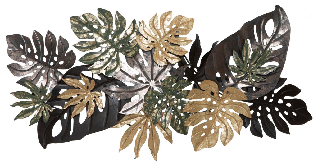 Pannello in ferro Antique Leaf, 133x10x67 cm