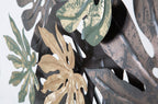 Pannello in ferro Antique Leaf, 133x10x67 cm