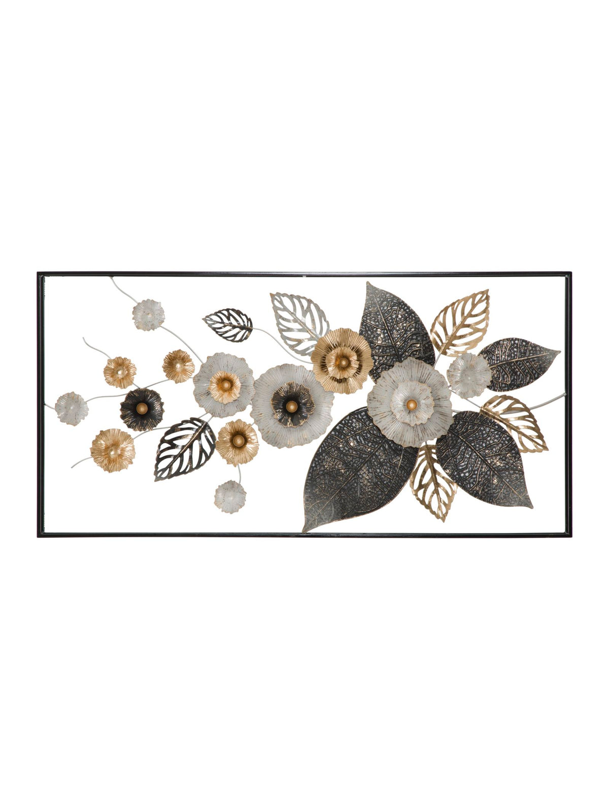 Pannello decorativo da parete in ferro multicolore, 120x7x59 cm – Frame Plus