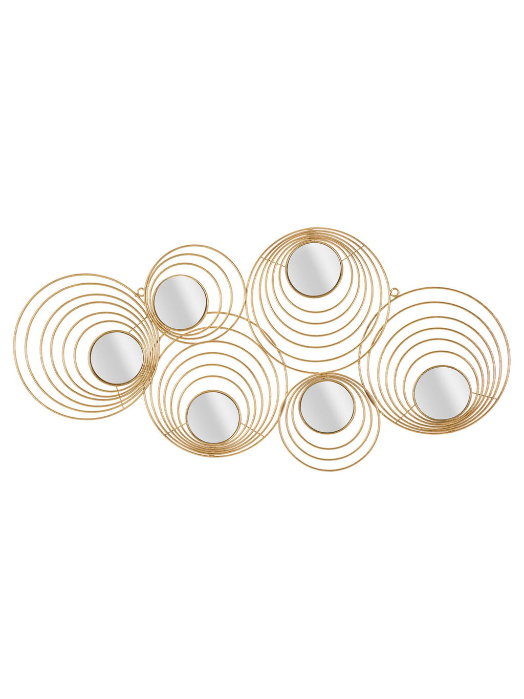 Pannello decorativo da parete in ferro, 90x2,5x45 cm – Rays