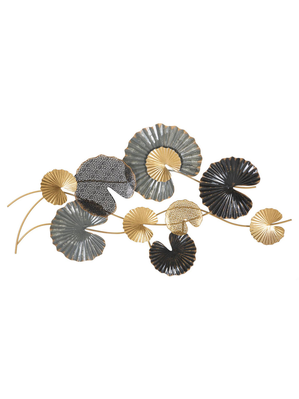 Pannello decorativo da parete in ferro multicolore, 105x4x56 cm – Web
