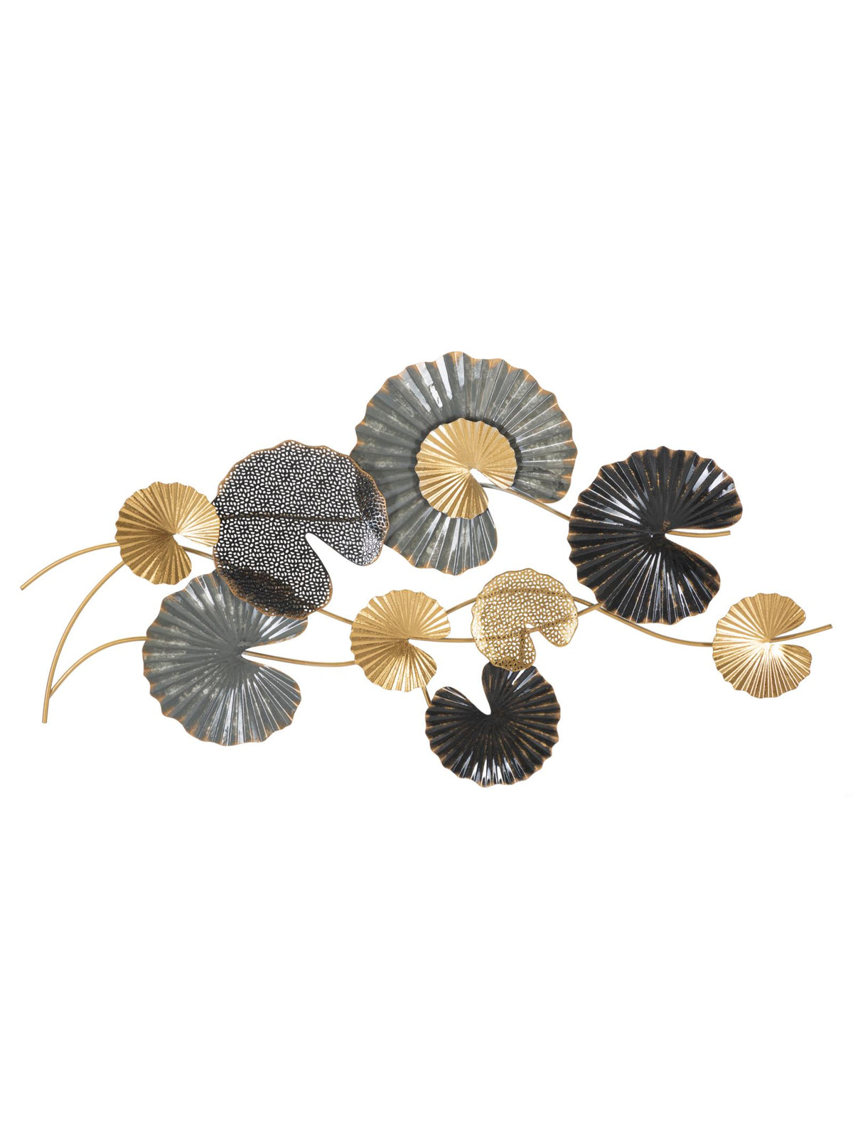 Pannello decorativo da parete in ferro multicolore, 105x4x56 cm – Web