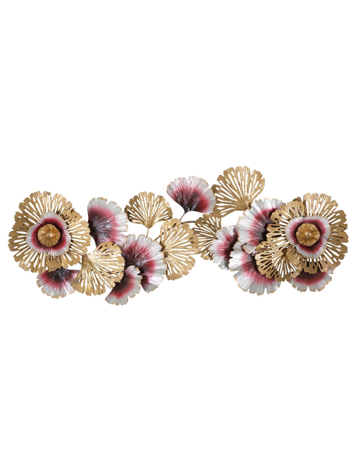 Pannello decorativo da parete in ferro, 130x5,5x54 cm – Color A
