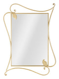 Specchio da parete in metallo oro, 80x4x110 cm – Petal
