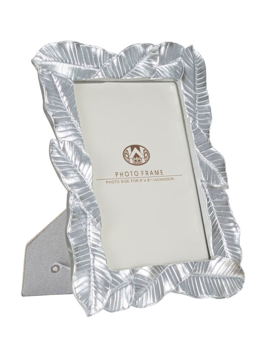 Cornice portafoto in resina argento, 23x2,5x27,5 cm – Lefy Silver