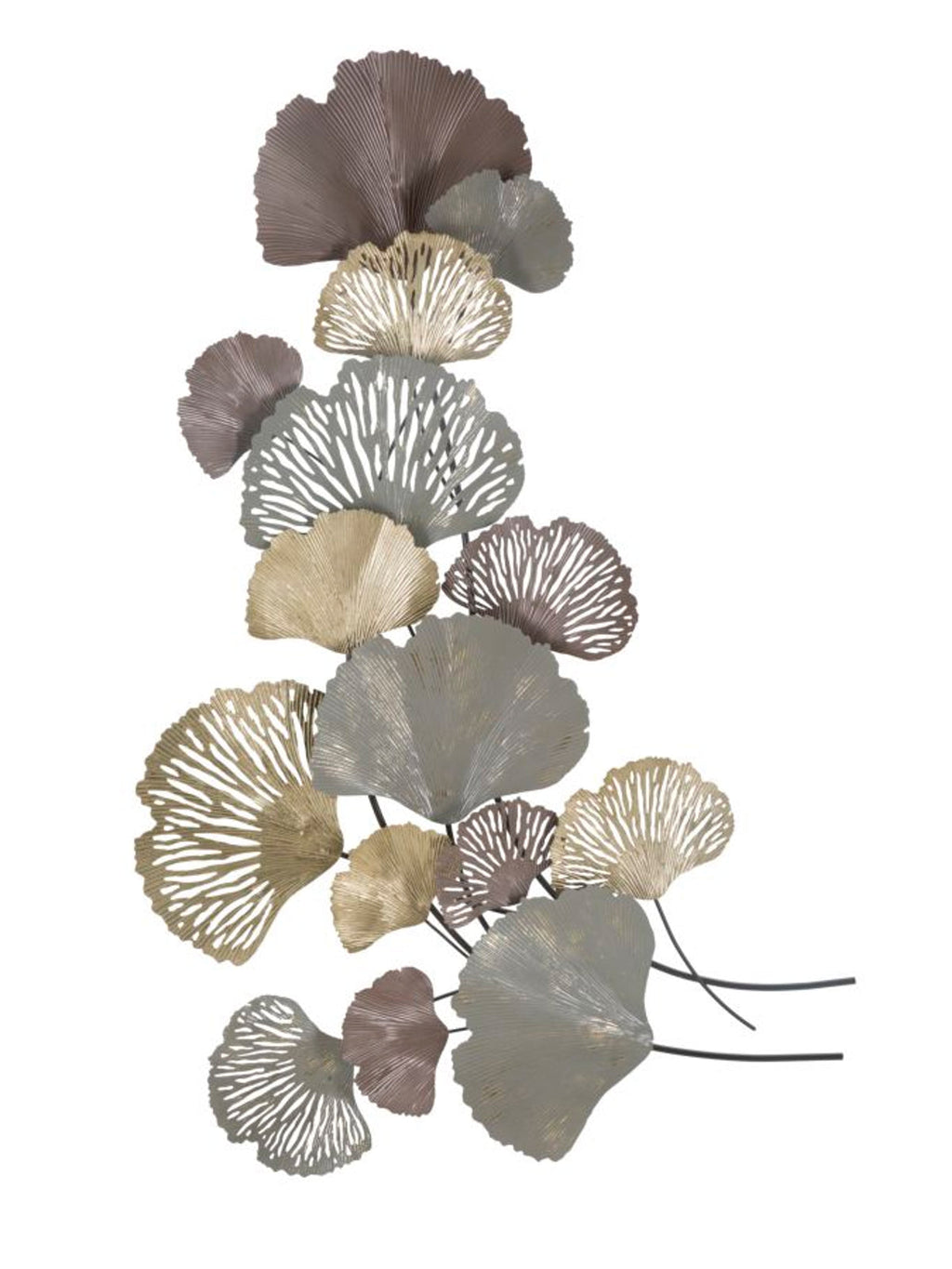 Pannello decorativo da parete in ferro multicolore, 76x7,6x126 cm – Diply