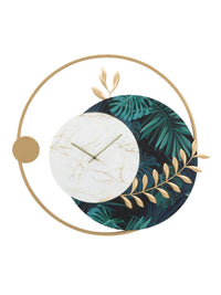 Orologio da parete in metallo oro, 65x4,5x60 cm – Roundy Green