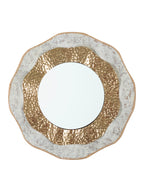 Specchio da parete in metallo oro, Ø54,5x4,5 cm – Shai