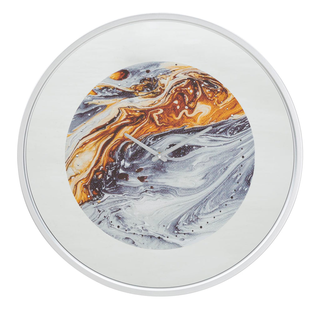 Orologio da muro Mirror Grey, Ø60x5 cm