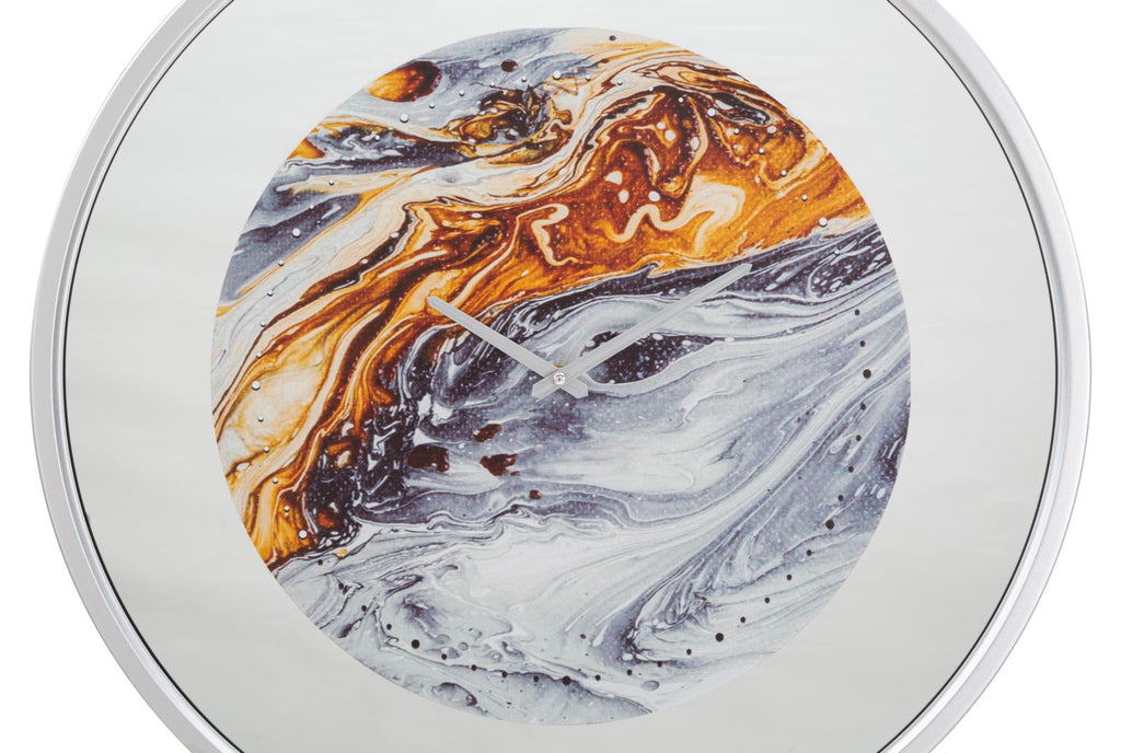 Orologio da muro Mirror Grey, Ø60x5 cm – dettaglio 1