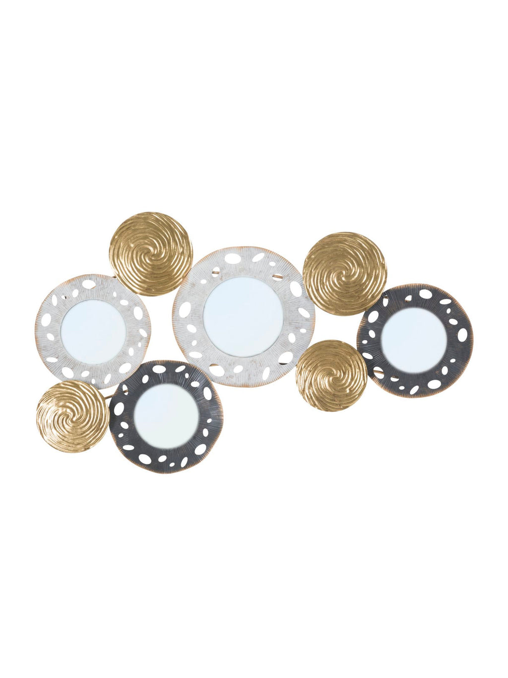 Pannello decorativo da parete in ferro, 91x4,5x54,5 cm – Gloty C