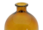 Vaso Botella Napoles vetro Riciclato Orange, Ø19x45 cm
