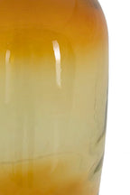 Vaso Botella Napoles vetro Riciclato Orange, Ø19x45 cm