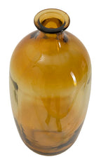 Vaso Botella Napoles vetro Riciclato Orange, Ø16x38 cm