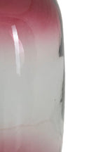 Vaso Botella Napoles vetro Riciclato Red, Ø19x45 cm