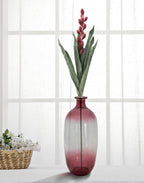 Vaso Botella Napoles vetro Riciclato Red, Ø16x38 cm