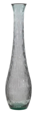 Vaso Jarron Arabe vetro Riciclato Fumo, Ø25x99 cm